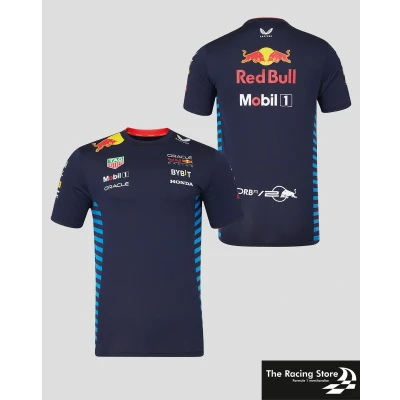 Afbeelding van Oracle Red Bull Racing Teamline Kids Shirt 2024 JS (128 134) Max Verstappen Sergio Perez