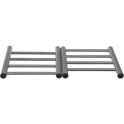 Afbeelding van Uitschuifbare/verstelbare pannen onderzetter RVS 22,5 x 20 cm Pannenonderzetter