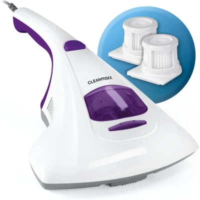 Afbeelding van CLEANmaxx stofmijtstofzuiger vibratie verwijdert 99,9% van de mijten 2 vervangende EPA filters