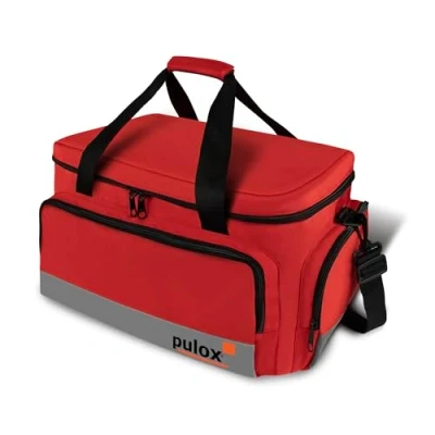 Afbeelding van Pulox Complete rode EHBO tas met inhoud Grote professionele medische voor diensten en medisch personeel/compleet