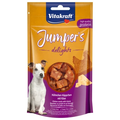 Afbeelding van Vitakraft Jumpers Delights Kip Kaas hondensnack 80 gram