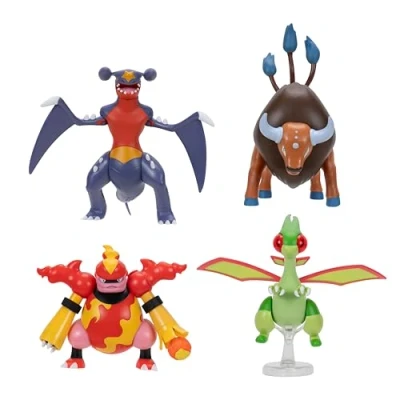 Afbeelding van Pokémon Set van 4 gevechtsfiguren bevat vier 11,4 cm gevechtsklare figuren