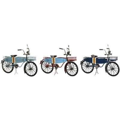 Afbeelding van Decoratieve figuren Home ESPRIT Blauw Rood Marineblauw 30 x 13 22 cm (3 Stuks)