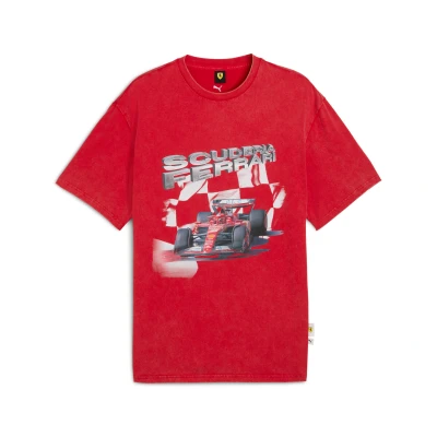 Image de T shirtÃ  motif Sportswear Scuderia Ferrari Homme
