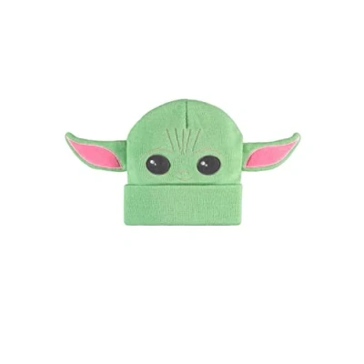 Afbeelding van Disney Star Wars The Mandalorian Grogu Novelty Kinder beanie Groen