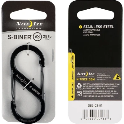 Afbeelding van NITE Ize NI SB3 03 01 Karabijn S Biner Gr. 3 67 mm x 29 1 stuk(s)