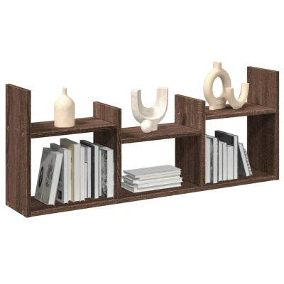 Afbeelding van vidaXL Wandkast 100x18x40 cm bewerkt hout bruin eikenkleur