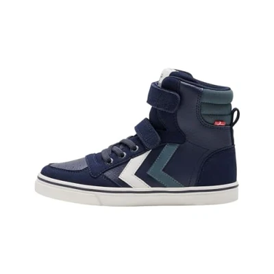 Afbeelding van Hummel Slimmer Stadil Sneakers hoog voor kinderen, Maat: 32, Black iris Leer