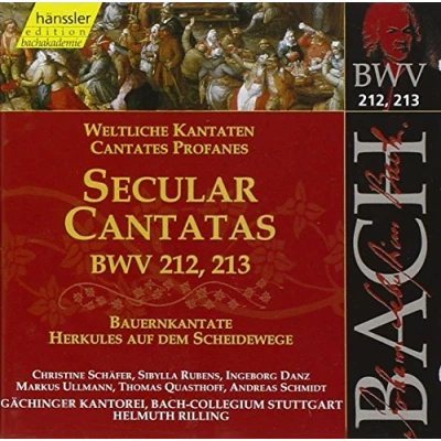 Afbeelding van Gächinger Kantorei, Bach Collegium Stuttgart, Helmuth Rilling J.S. Bach: Weltliche Kantaten Bwv 212,213 (CD)