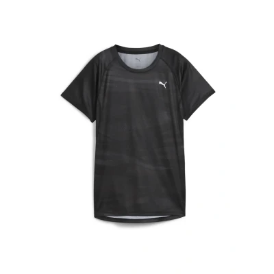 Afbeelding van PUMA VELOCITY All Over Print Running Tee Women voor Dames, Zwart, Maat M