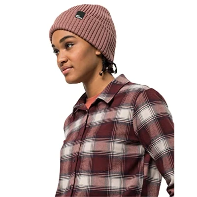 Afbeelding van Jack Wolfskin Schwansee Muts Dames Afterglow Roze Mutsen