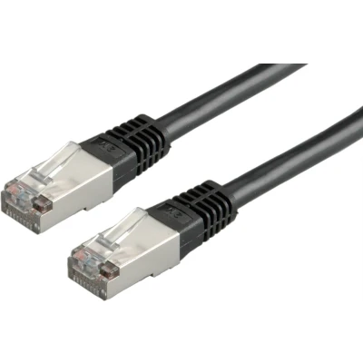 Afbeelding van VALUE Patchkabel Cat.6 (Class E) S/FTP (PiMF), zwart, 3 m