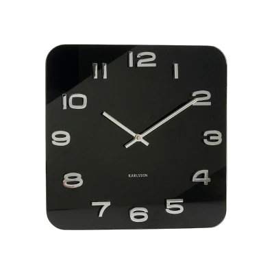 Afbeelding van Karlsson Wandklok Vintage zwart