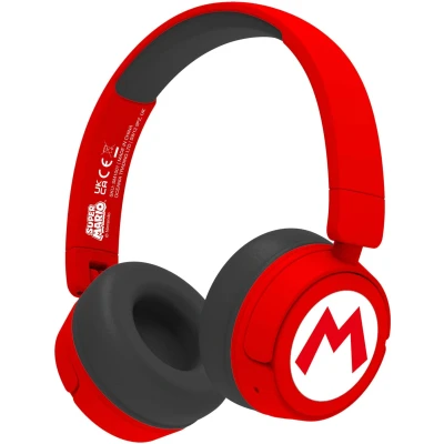 Afbeelding van OTL Super Mario M logo Junior Bluetooth hoofdtelefoon