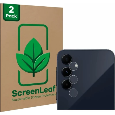 Afbeelding van ScreenLeaf Screenprotector voor Samsung Galaxy A55 5G (ALLEEN Camera Lens) Duurzame schermbescherming Folie Beschermfolie transparant (2 Stuks)