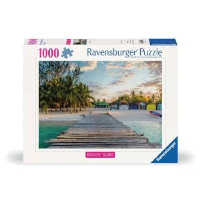 Afbeelding van Ravensburger puzzel Beautiful Islands 12000159 Karibisch Insel 1000 stukjes voor volwassenen en kinderen vanaf 14 jaar
