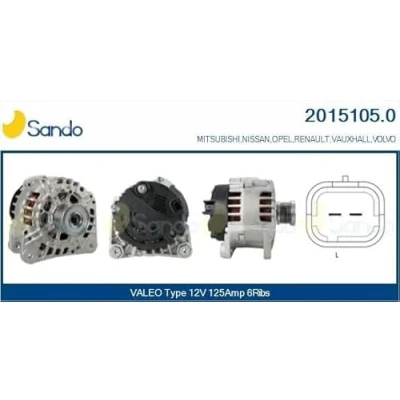 Afbeelding van CASCO CAL15105AS Dynamo / Alternator 12V 125A RENAULT: Kangoo I
