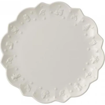 Afbeelding van Villeroy &amp; Boch Toy&#039;s Delight Royal Classic Kerst Ontbijtbord 24 Cm Gebroken Wit