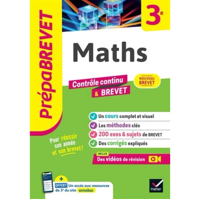 Image de Prépabrevet Maths 3e Brevet 2025