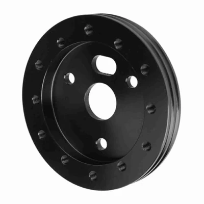 Afbeelding van Auto stuurnaaf, stuurwiel subsidie 3 gaten 0,5 inch naaf afstandhouder voor universele 6 gaats adapter (zwart)
