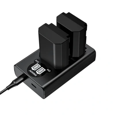 Afbeelding van ENEGON vervangende batterij (2 pack) en slimme LED dubbele oplader voor Sony NP FZ100 Alpha 9 A9,Sony 9R,Sony A9R,Sony 9S,Sony A9S,Sony A7RIII,Sony A7R3,Sony a7III, A7R4, A7RIV