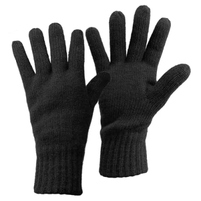 Afbeelding van ALPIDEX Thinsulate thermische gebreide handschoenen, gevoerd, warm, winter, outdoorsport, fijn gebreid, manchetten, huidvriendelijk, ademend, uniseks, voor dames en heren
