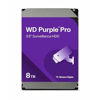 Afbeelding van WD Purple Pro WD8002PURP Vaste schijf 8 TB bewaking, slimme video intern 3.5&quot; SATA 6Gbs 7200 tpm buffer: 256 MB
