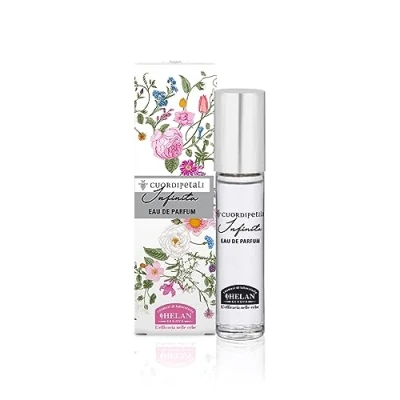 Afbeelding van Helan, Infinita Damesgeur met frisse noten van cirumaten, eau de parfum geuren roos en kamille, lichte damesgeuren, fruitige geur roze grapefruit zwarte bes, gemaakt in Italië, 10
