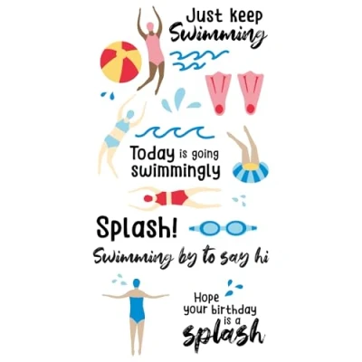 Afbeelding van Sizzix™ Catherine Pooler 29 stuks transparante pads voor gesynchroniseerde zwemmers