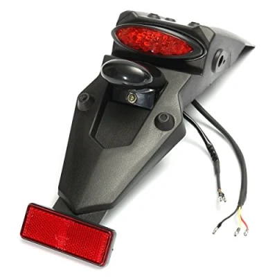 Afbeelding van Alamor 12V LED Fender Rear staart Stop Universele Reflector voor MX Motorcross Sport Pit Dirt Bike