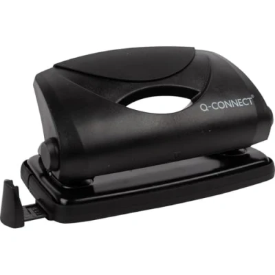 Afbeelding van Q connect Perforator Light Duty, 10 Blad, Zwart