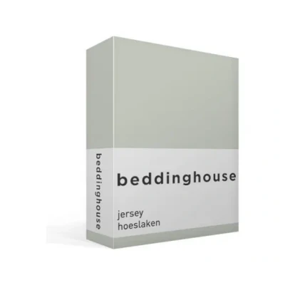 Afbeelding van Beddinghouse Jersey Hoeslaken 140x200/220 Grijsgroen