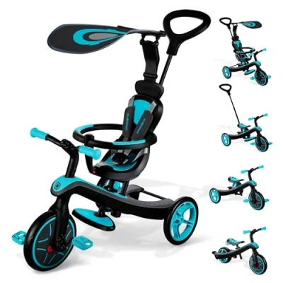 Afbeelding van Driewieler Globber Explorer Trike 4 in 1 Blauw