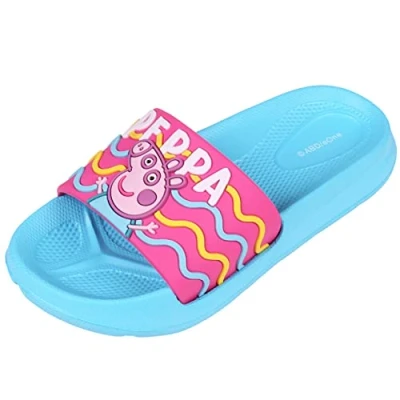 Afbeelding van Lichtblauwe roze pantoffels voor meisjes Peppa Pig
