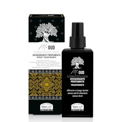 Afbeelding van Helan, M Oud Ademende deodorantspray zonder alcohol met vitamine E, frisse en delicate deodorantgeur voorkomt langdurige slechte geuren, deodorantgeuren gemaakt in Italië, 100