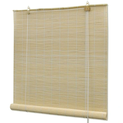 Afbeelding van Rolgordijn 120x160 cm bamboe naturel