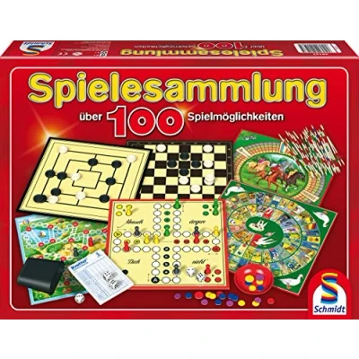 Afbeelding van Spielesammlung. Über 100 Spielmöglichkeiten: Für 2 bis 6 Spieler ab Jahren