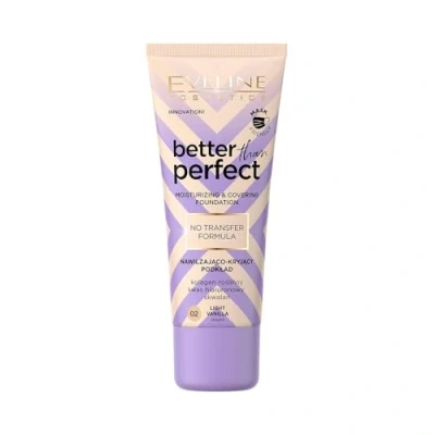Afbeelding van Eveline Cosmetics Better Than Perfect Moisturizing &amp; Covering Foundation 02 Light Vanilla Warm