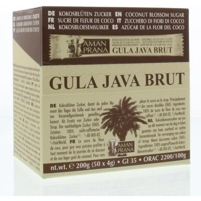Afbeelding van Amanprana Gula Java Brut Bio 200 gr