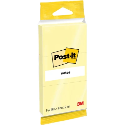 Afbeelding van Memoblok Post it Notes 6810 38x51mm geel
