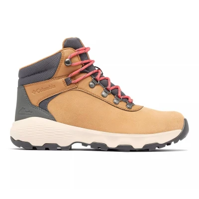 Afbeelding van Columbia Newton Wander Outdoorschoenen, Dames, Maat: 43, Elk/sunset red Leer/ synthetisch