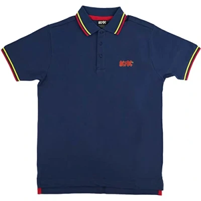 Afbeelding van AC/DC Classic Logo Polo shirt XL Blauw