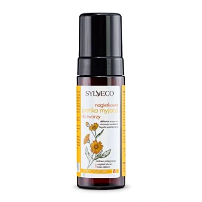 Afbeelding van Sylveco Calendula Facial Cleansing Foam Cleanses, Moisturizes &amp; Soothes Irritation Lactic Acid 150Ml
