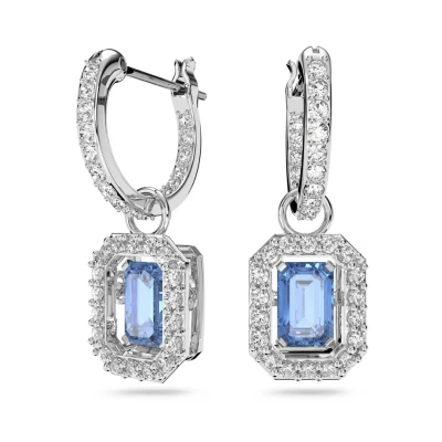 Afbeelding van Swarovski dames Millenia oorringen met kristal in de kleur Zilver