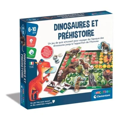 Image de Jeu de culture générale Clementoni Dinosaures et préhistoire