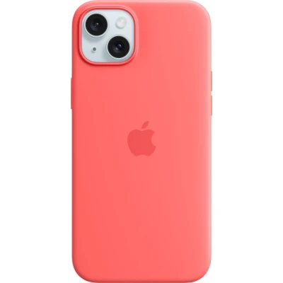 Afbeelding van Apple MagSafe Siliconen Back Cover Koraalrood iPhone 15 Plus