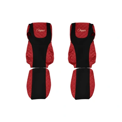 Afbeelding van F CORE Elegance FX07 RED Stoelhoes Rood Met motief Kunstleer Voor