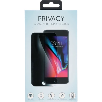 Afbeelding van Selencia Screenprotector Geschikt voor iPhone SE (2022) / (2020) Privacy Tempered Glass Gehard Glas