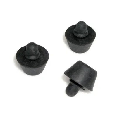 Afbeelding van Cobb Rubbertjes Onderkant Mantel Zwart Accessoires