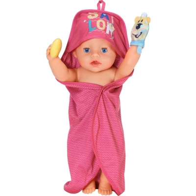Afbeelding van BABY born Bad Handdoek met capuchon set 43 cm